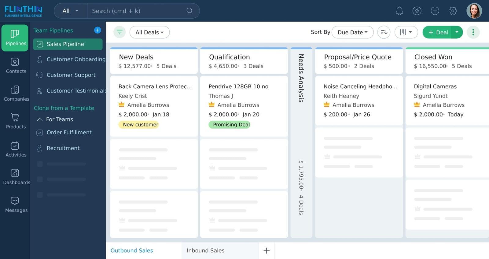 Flinthin CRM Offer